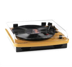 Musitrend T202BT Retro Pikap -33,45, 78 Devir Bluetooth Özellikli Tüm Plakları Çalabilen Pikap *ÜCRETSİZ KARGO