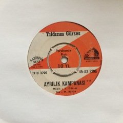 Yıldırım Gürses Ayrılık Kampanası 45lik Plak