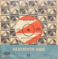Sevim Deran Dertleri Zevk Edindim 45lik Plak