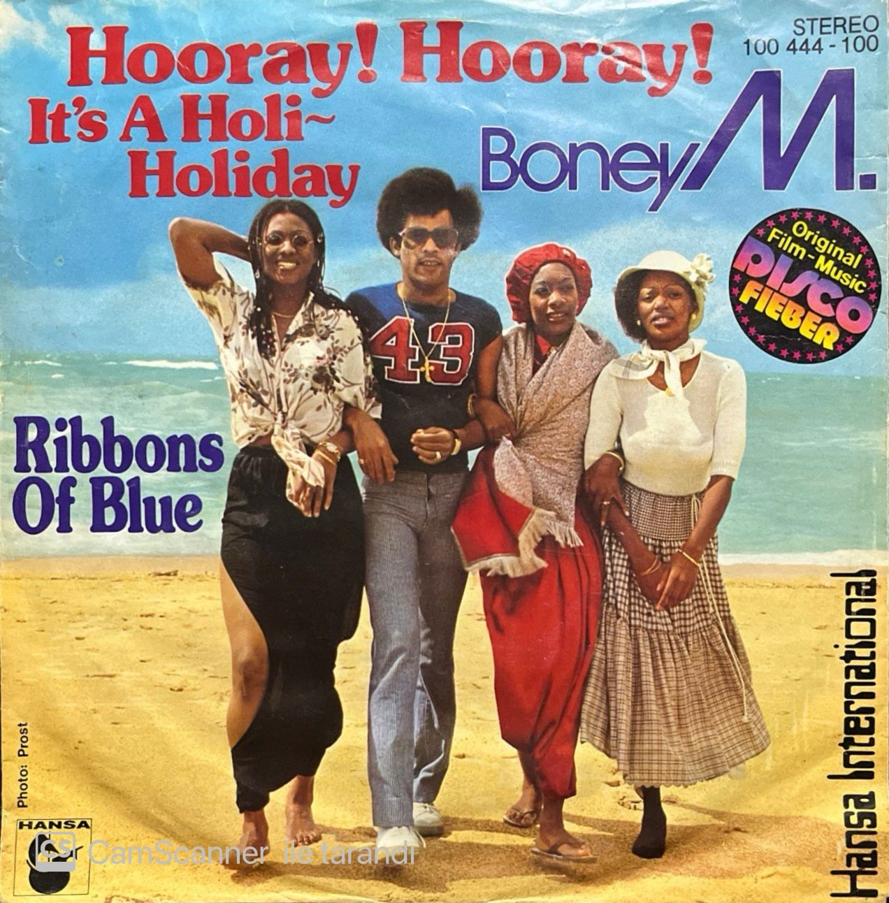 Boney M Hooray Hooray It's A Holi Holiday 45lik Plak
