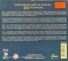 Tüm Zamanların En Sevilen 101 Film Müziği 5 Adet CD
