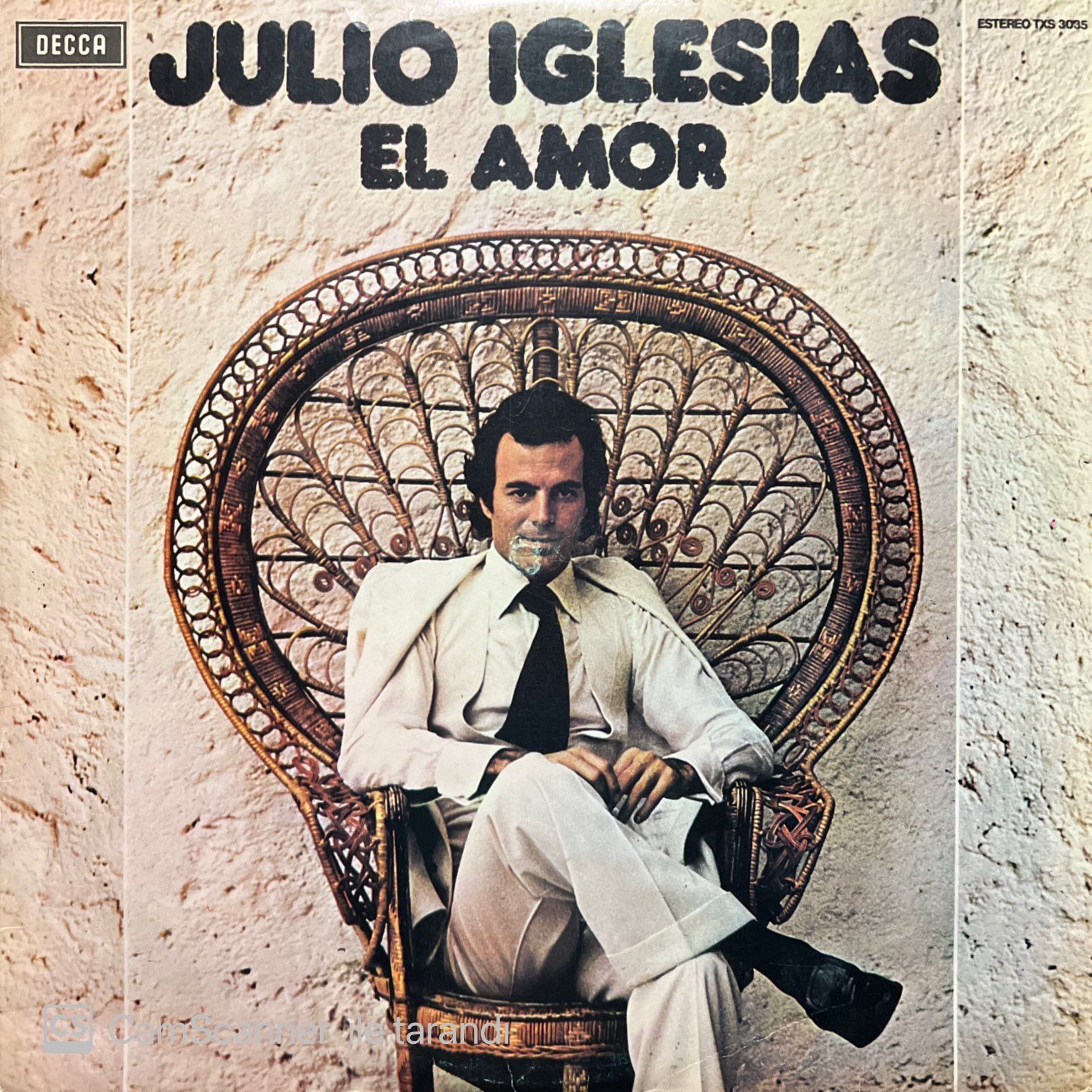 Julio Iglesias El Amor LP Plak