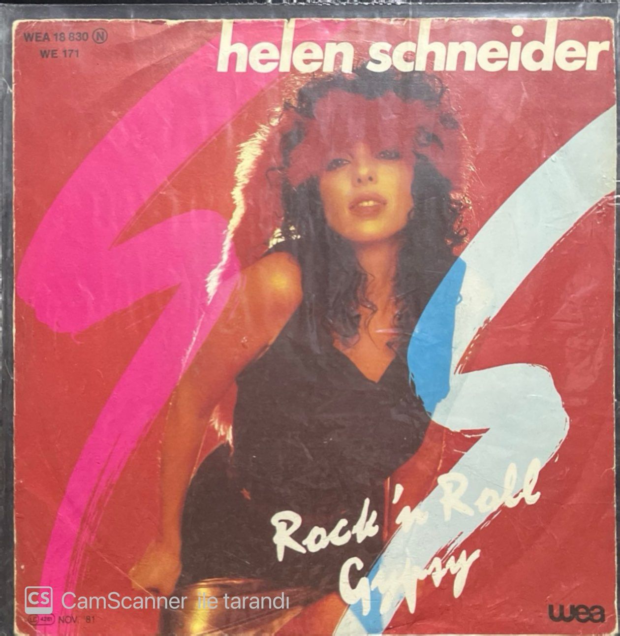 Açılmamış Jelatininde Helen Schneider Rock 'n Roll Gypsy 45lik Plak
