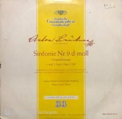 Anton Bruckner Sinfonie Nr. 9 d-moll LP Klasik Plak
