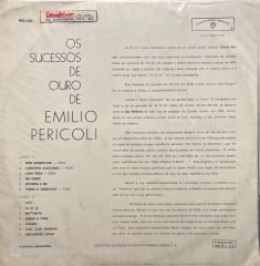 Emilio Pericoli Os Successos De Ouro De LP Plak
