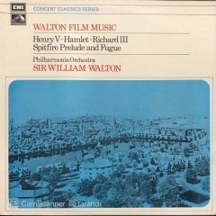Sir William Walton Henry V Hamlet Richard III LP Klasik Plak