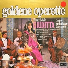 Franz Lehar Giuditta Goldene Operette LP Klasik Plak