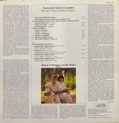 Recorder Duets Of Three Centuries LP Klasik Plak
