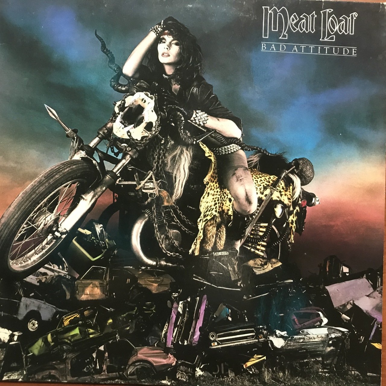 Meat Loaf Bad Attitude LP Plak