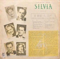 Kalman Imre Silvia Selectiuni LP Klasik Plak