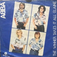 Abba The Winner Takes It All Elaine 45lik Plak