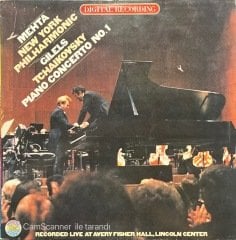Mehta Gilels Tchaikovsky Piano Concerto No.1 LP Klasik Plak