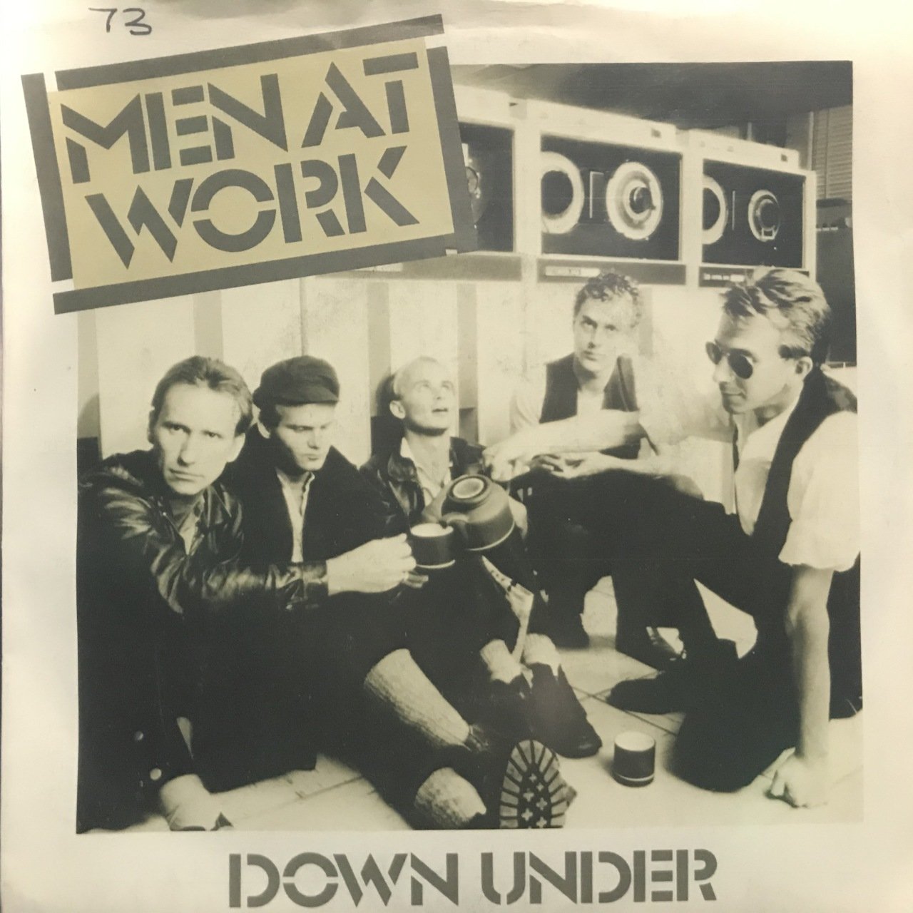 Men At Work Down Under 45lik Plak