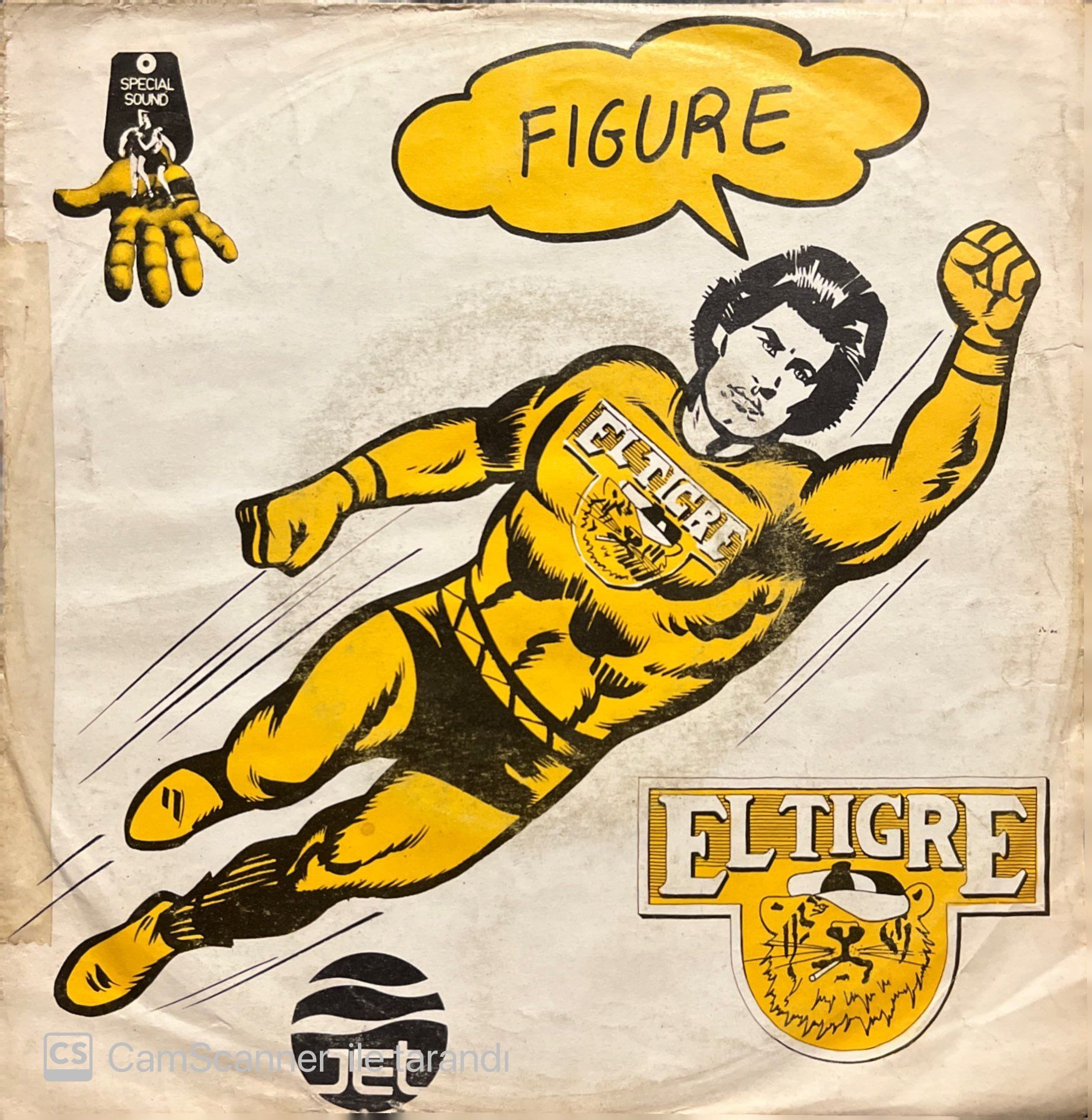 El Tigre Figure 45lik Plak