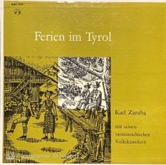 Karl Zaruba Ferien Im Tyrol LP Klasik Plak
