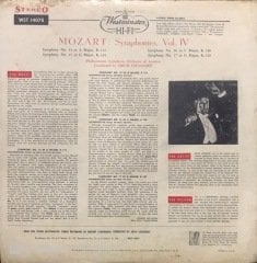 Mozart Complete Symphonies LP Klasik Plak