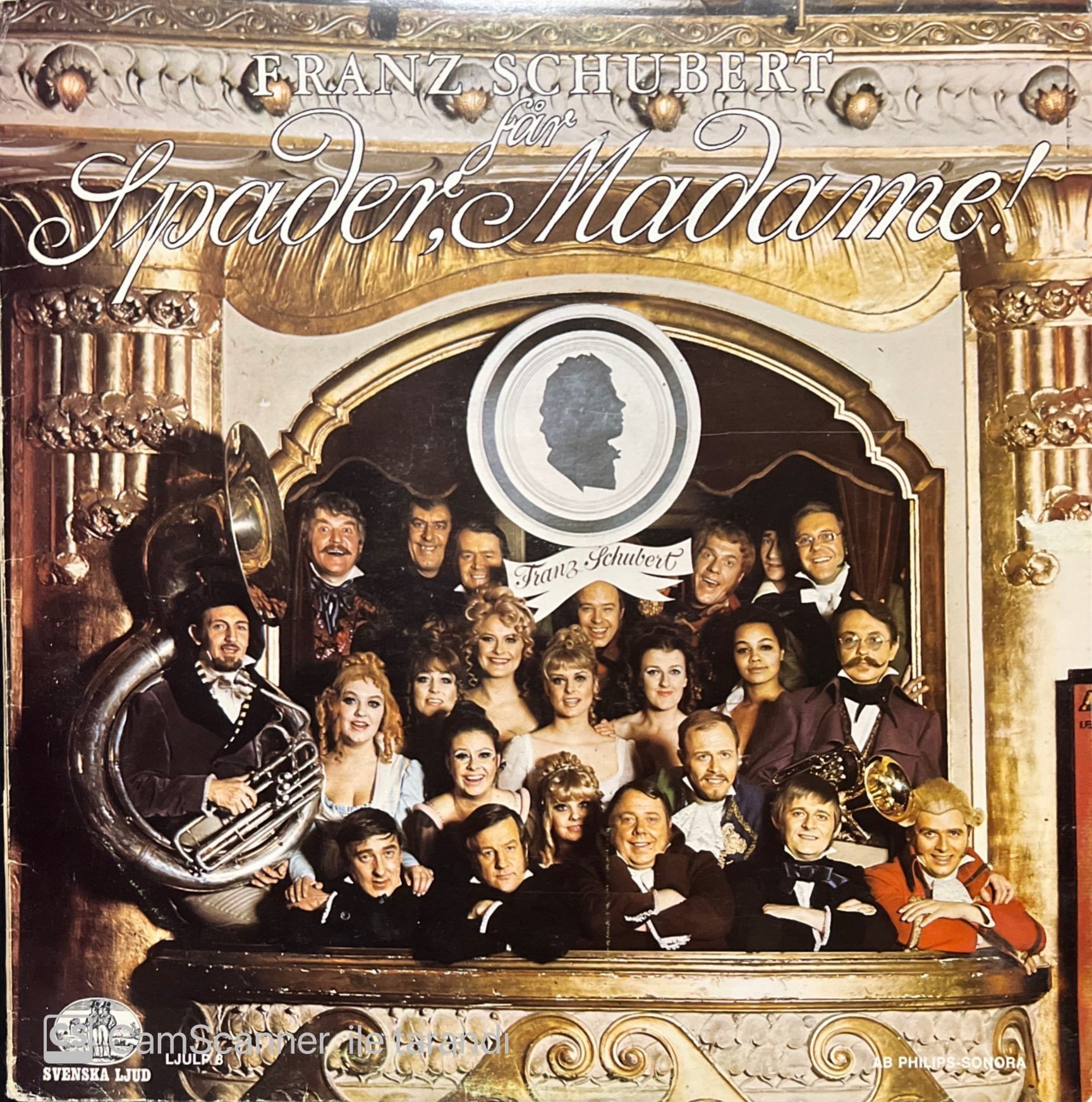 Franz Schubert Spader Madame LP Klasik Plak