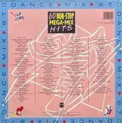 60 Non-Stop Mega-Mix Hits Dance Mix 87 Double LP Plak