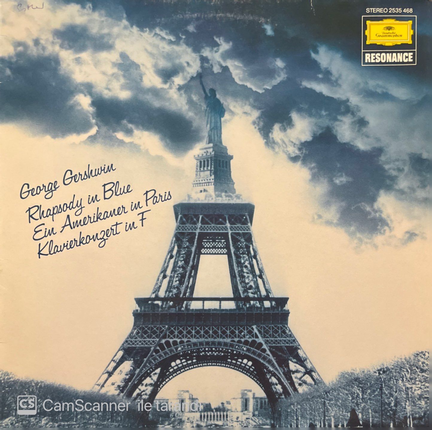 George Gershwin Rhapsody In Blue LP Plak