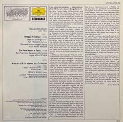George Gershwin Rhapsody In Blue LP Plak