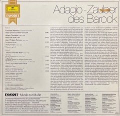 Albinoni Adagio Zauber Des Barock LP Klasik Plak
