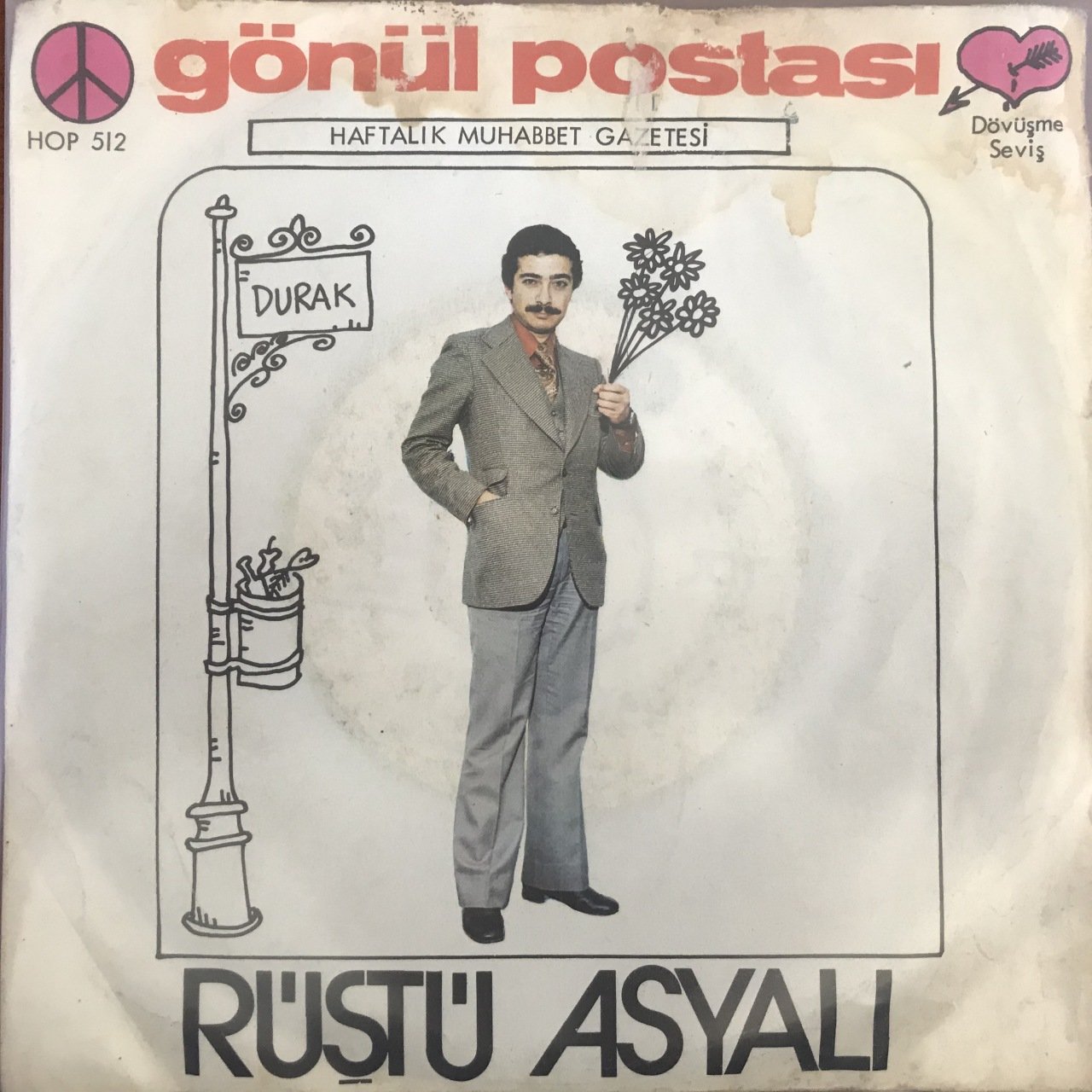 Rüştü Asyalı Gönül Postası 45lik Plak