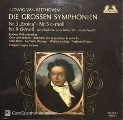 Beethoven Die Grossen Symphonien 3 LP Klasik Plak