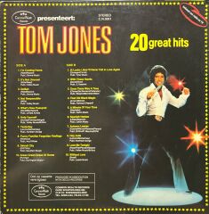 Tom Jones 20 Greatest Hits LP Plak
