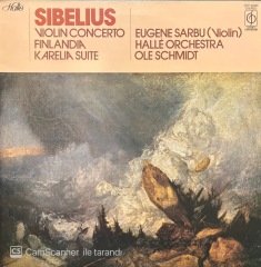 Sibelius Violin Concerto Finlandia Karelia Suite LP Klasik Plak