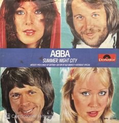 Abba Summer Night City 45lik Plak