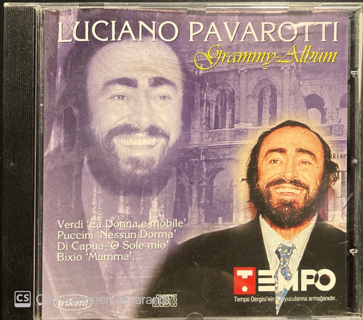 Luciano Pavarotti Grammy Album CD