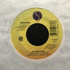 Madonna Supernatural 45lik Plak