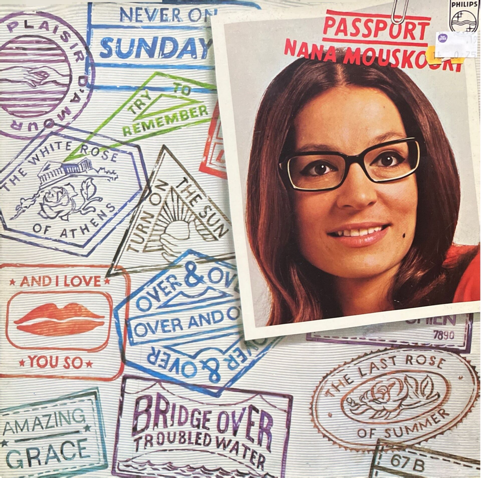 Nana Mouskouri Passport LP Plak