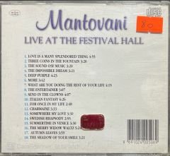 Mantovani Live At The Festival Hall CD