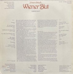 Johann Strauss Wiener Blut LP Klasik Plak