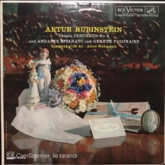 Artur Rubinstein Chopin Concerto No.2 LP Klasik Plak