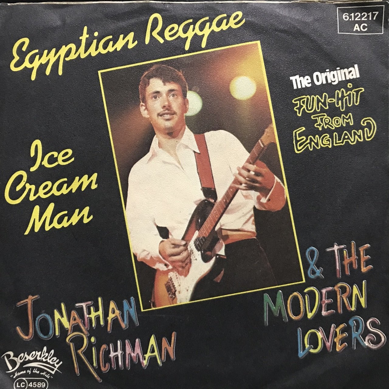Jonathan Richman Egyptian Reggea 45lik Plak
