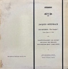 Jacques Offenbach Les Bavards LP Klasik Plak