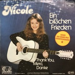 Nicole Ein Bisschen Frieden 45lik Plak
