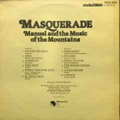 Masquerade Manuel And The Music Of The Mountains LP Plak