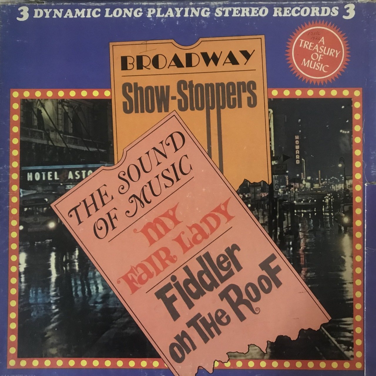 Mitch Hacker Broadway Show Stoppers 3 LP Box Set Plak