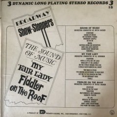 Mitch Hacker Broadway Show Stoppers 3 LP Box Set Plak