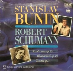 Stanislav Bunin Spielt Robert Schuman Jelatininde Açılmamış Dönem Baskı LP Klasik Plak