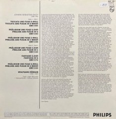 J. S. Bach Toccata D-Moll LP Klasik Plak