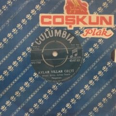 Neşecan Aylar Yıllar Geçti 45lik Plak