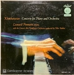Khachaturian Concerto For Piano Orchestra LP Klasik Plak