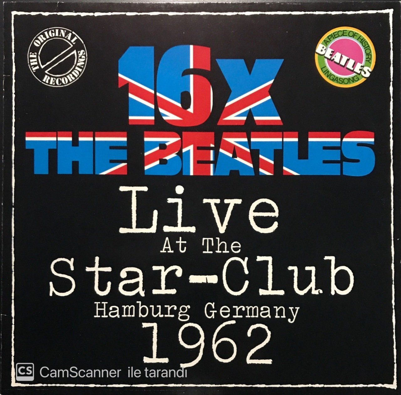 16X The Beatles Live LP Plak
