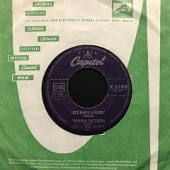 Wanda Jackson Let's Have A Party 45lik Plak