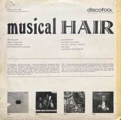 Hair The  American Tribal Love-Rock Musical LP Plak