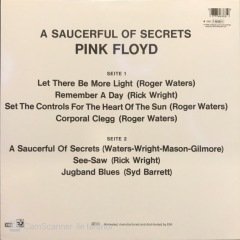 Pink Floyd A Saucerful Of Secrets Yeni Baskı LP Plak